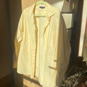 Tommy Hilfiger Button Up Pale Yellow Men’s Shirt
